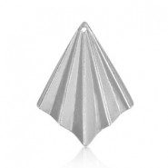 DQ Metalen hanger irregular rhombus 35x27mm Antiek zilver